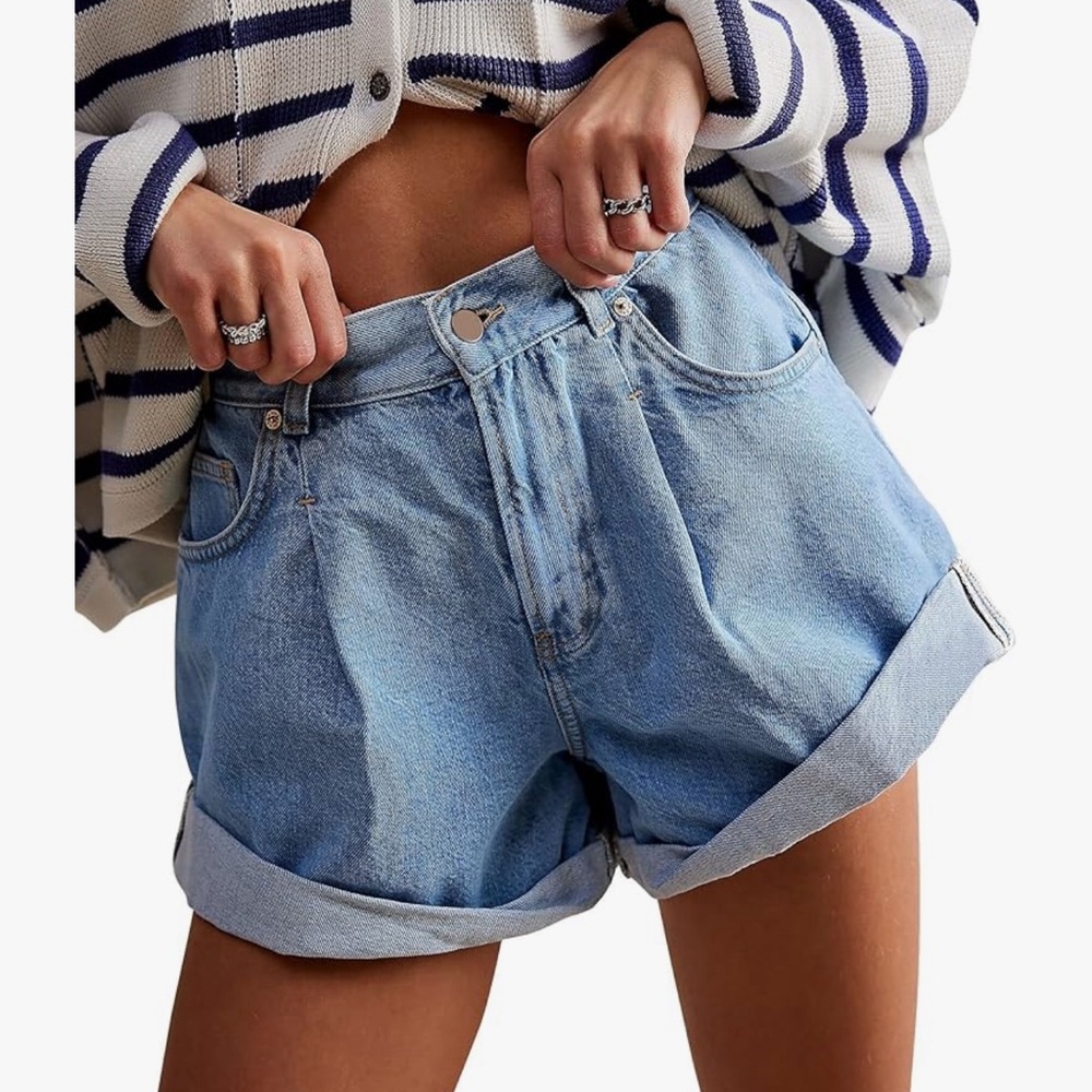 Classic Blue Jean Shorts by Potili, NWT